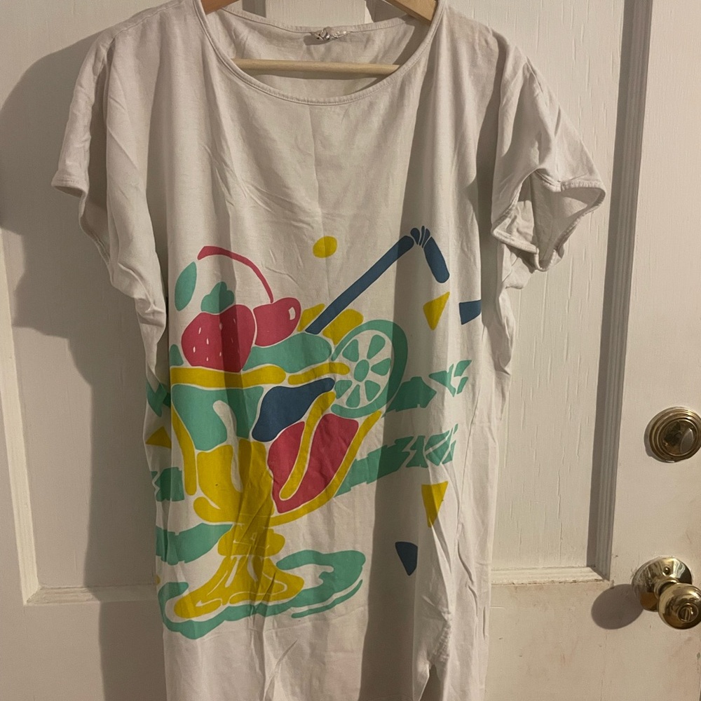 Colorful vintage German Graphic T-Shirt pajamas
